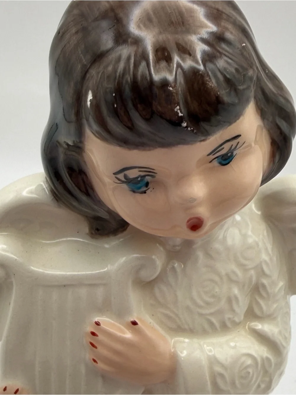 Vintage Ceramic Musical Angel Trio 8